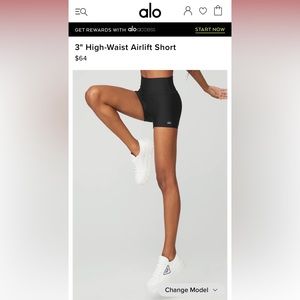 ALO | high waist airlift short
